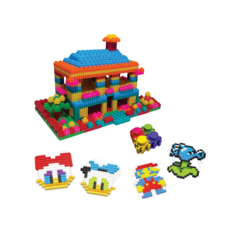 Kit Engrena Blocks 1000 peças Kit Engrena Blocks 1000 peças