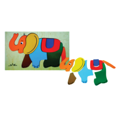 Quebra Cabeça Liso Elefante