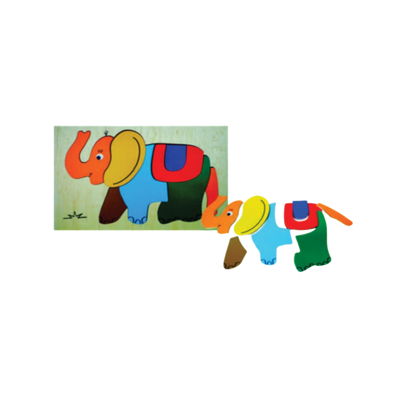 Quebra Cabeça Liso Elefante Quebra Cabeça Liso Elefante