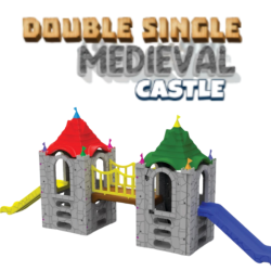 Playground Double Single Medieval Castle
