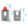 Playground Double Single Medieval Castle