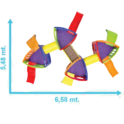 Play Modular Big Climber IV Com ou sem Telhados Playground