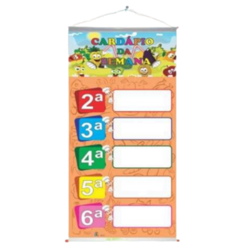 Painel Cardápio da Semana Painel Cardápio da Semana