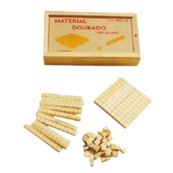 Material Dourado do Aluno 111 peças