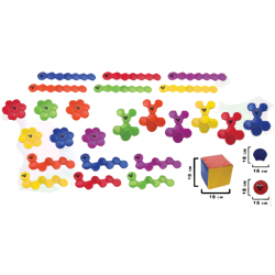 Kit Colors Blocks Montessori Com 44 Peças