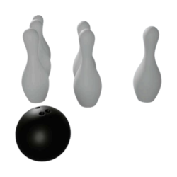 Kit Super Mega Boliche Com 8 Peças