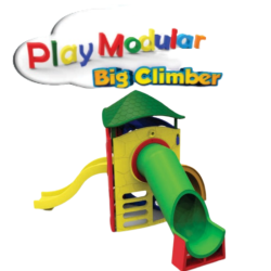 Play Modular Big Climber I-Com ou sem Telhado e escorregador de tubo