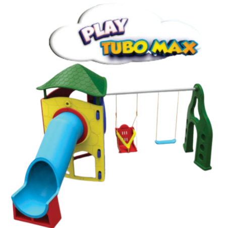 Play Modular Tubo Max I-com Balanço Acessivel-Playground