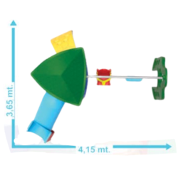 Play Modular Tubo Max I-com Balanço Acessivel-Playground