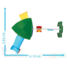 Play Modular Tubo Max I-com Balanço Acessivel-Playground