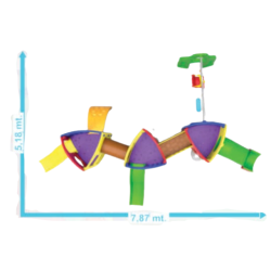 Play Modular Tubo Max I-com Balanço Acessivel -  Playground