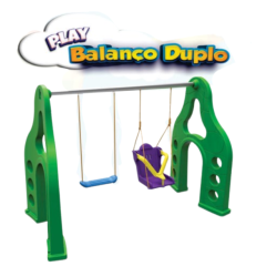 Balanço Duplo com Cadeira Acessivel