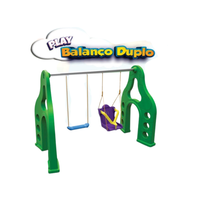 Balanço Duplo com Cadeira Acessivel Balanço Duplo com Cadeira Acessivel