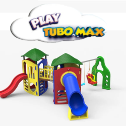 Play Tubo Max II com Telhado e Balanço Acessível